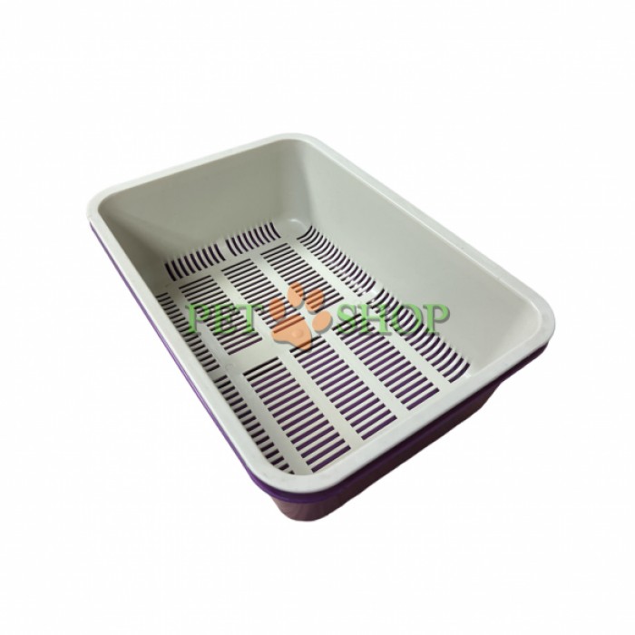 <p><strong>Лоток с сеткой&nbsp;глубокий, разные цвета</strong></p>

<p><strong>Размеры: Длина - 40 см, Ширина - 27 см, Высота -12 см</strong></p>