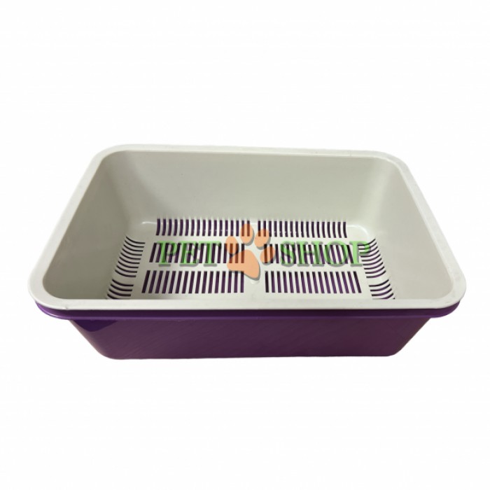 <p><strong>Лоток с сеткой&nbsp;глубокий, разные цвета</strong></p>

<p><strong>Размеры: Длина - 40 см, Ширина - 27 см, Высота -12 см</strong></p>