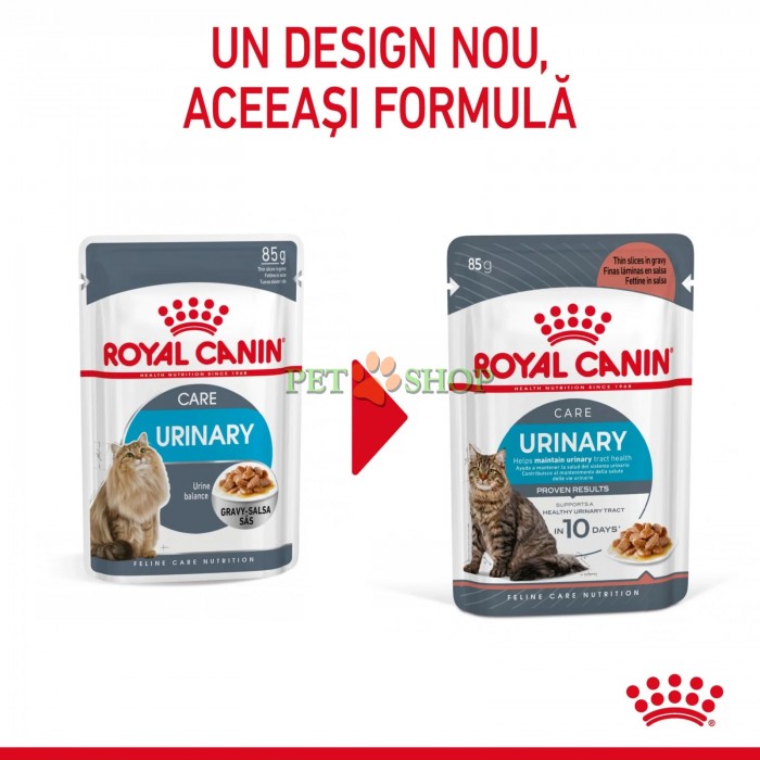 <p><strong>Hrană umedă, echilibrată și completă special adaptată nevoilor nutriționale ale pisicilor adulte, cu v&acirc;rsta peste 1 an, ajută la menţinerea sănătăţii aparatului urinar (carne mărunțită &icirc;n sos).</strong></p>