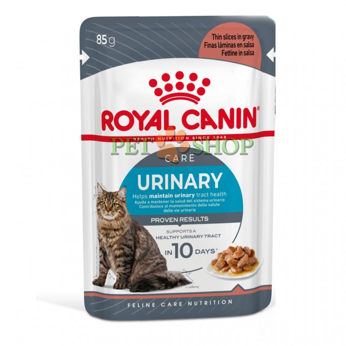 <p><strong>Hrană umedă, echilibrată și completă special adaptată nevoilor nutriționale ale pisicilor adulte, cu vârsta peste 1 an, ajută la menţinerea sănătăţii aparatului urinar (carne mărunțită în sos).</strong></p>