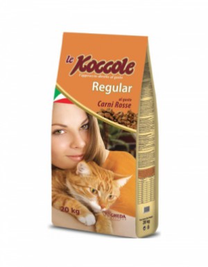<p><strong>Koccole Delice Regular - сухой корм из красного мяса для взрослых кошек, 1 кг на развес.</strong></p>