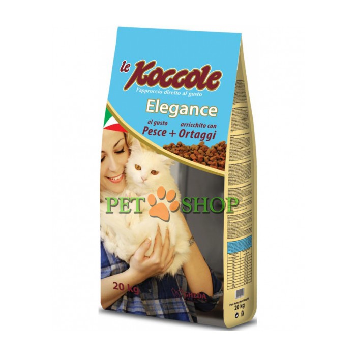 <p><strong>Koccole Delice Elegance - сухой корм с рыбой для взрослых кошек 1 кг&nbsp;на развес.</strong></p>