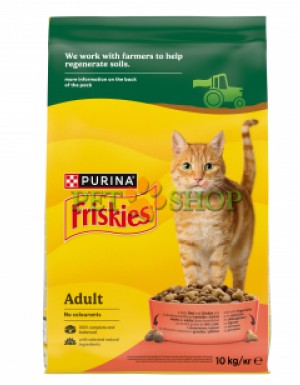<p><strong>Cухой корм Friskies для взрослых кошек мясо, курица, овощи&nbsp;1&nbsp;кг на развес</strong></p>