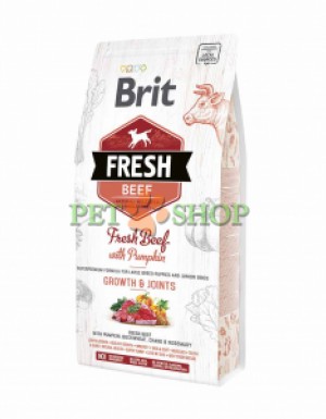 <p><strong> Полнорационный сухой корм со свежей говядиной, тыквой, гречкой, мангольдом и розмарином для здорового роста и поддержки суставов у щенков крупных пород.</strong></p>