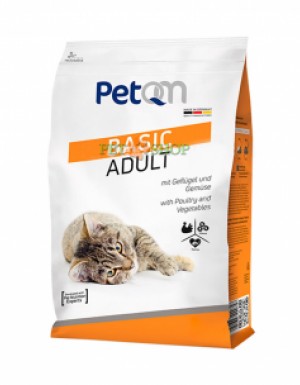 <p><strong>PetQM Basic Adult это сбалансированный полнорационный корм, который был специально разработан для взрослых кошек.</strong></p>

<ul>
</ul>