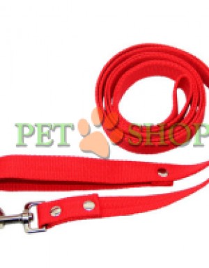 <p><strong>Поводок для собак брезентовый, длина 3</strong><strong> м, ширина 30 мм, разные цвета. Цвет: Красный</strong></p>