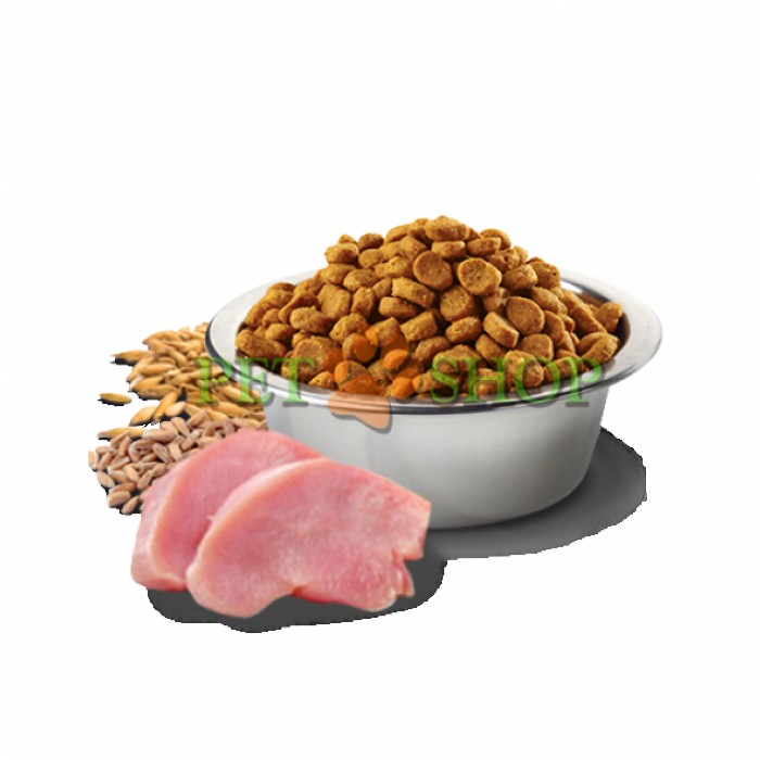 <p><strong>Индейка, полба, овес и гранат. Полноценный корм для взрослых стерилизованных кошек.</strong></p>