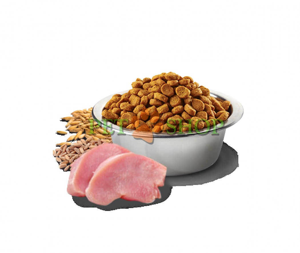 <p><strong>Индейка, полба, овес и гранат. Полноценный корм для взрослых стерилизованных кошек.</strong></p>