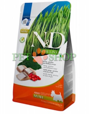 <p><strong>Farmina ND spirulina dog herring, wolfberry adult mini</strong> - полнорационный сухой корм для взрослых собак.</p>