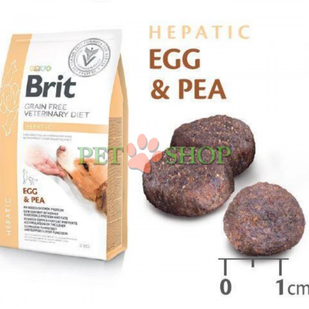<p><strong>Корм для собак Brit GF VetDiets Dog Hepatic&nbsp;при болезни печени с яйцом, горохом, бататом и гречкой</strong></p>