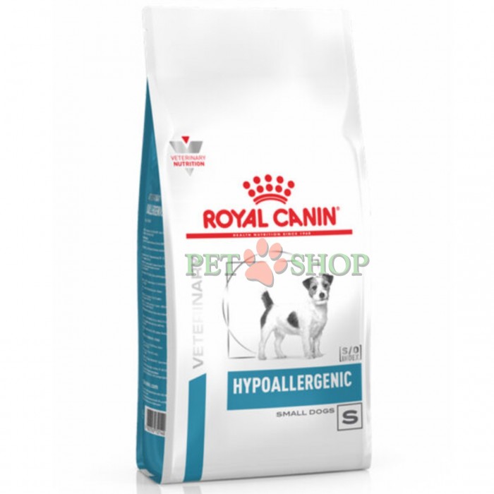 <p><strong>Royal Canin Hypoallergenic Small Dog</strong> &ndash; hrană uscată pentru c&acirc;ini adulți de rase mici (p&acirc;nă la 10 kg) cu alergii alimentare.</p>