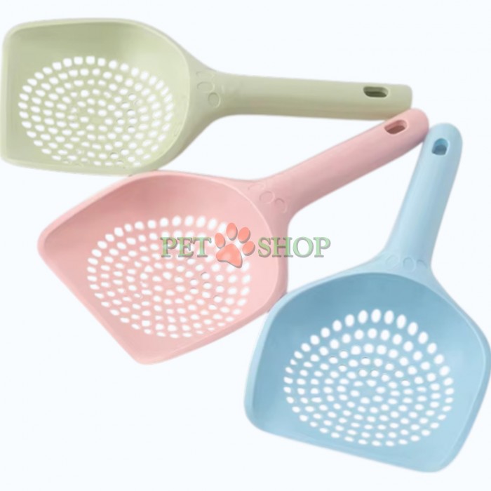 <p>Лопатка для кошачьего туалета &mdash; удобный и практичный аксессуар для ежедневной уборки лотка. Размеры&nbsp;25.5*11 cm.</p>