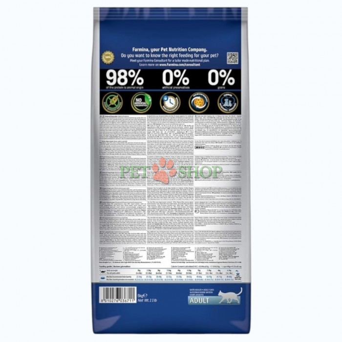 <p><strong>Farmina ND Ocean Neutered Cat Adult&nbsp;Herring, Orange -&nbsp;</strong>сельдь и апельсин. Полнорационный беззерновой сухой корм для стерилизованных кошек и кастрированных котов.</p>