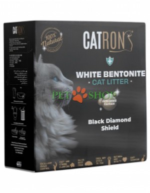 <p><strong>Catron Bentonite Activated Carbon 10 L</strong> - это высококачественный белый бентонит премиум-качества с добавлением активированного угля. Благодаря этому наполнитель имеет благородный серый оттенок и содержит гранулы активированного угля, эффективно поглощающие запахи.</p>