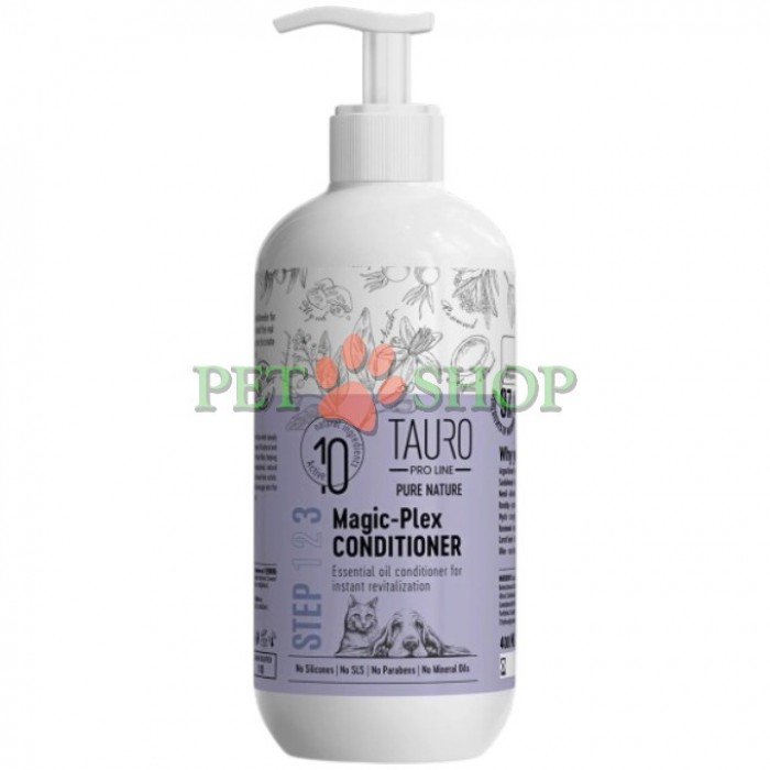 <p><strong>Tauro Pro Line Pure Nature Restorative Magic Plex -&nbsp;</strong>кондиционер предназначен для бережного восстановления сухой или обезвоженной шерсти, глубоко увлажняя ее не только снаружи, но и изнутри.&nbsp;</p>