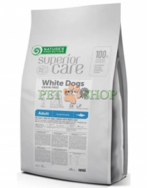 <p><strong>Nature&rsquo;s Protection Superior Care White Dogs Grain Free&nbsp;Herring -&nbsp;</strong>корм cупер-премиум класса с сельдью, разработанный для взрослых&nbsp;собак всех пород с белым окрасом.</p>