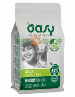 <p><strong>Oasy Dry Dog OAP Adult Small Rabbit сухой корм для взрослых собак мелких пород c кроликом 2.5 кг </strong></p>