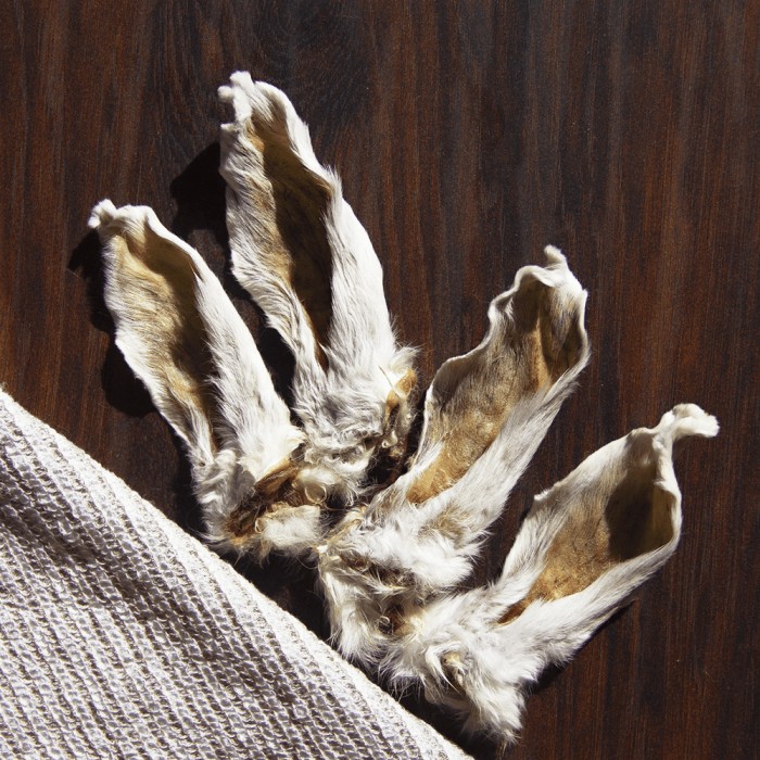 <p><strong>Urechi de iepure - hipoalergenic, tratație sănătoasă - jucărie. Este o sursă suplimentară de proteine, vitamine și minerale. &Icirc;ntărește gingiile previne formarea plăcii bacteriene, 4&nbsp;buc in cutie.</strong></p>