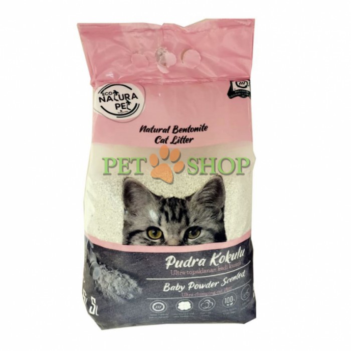 <p><strong>100% натуральный бентонит, ароматный, ультракомкующийся наполнитель для кошачьих туалетов c ароматом Детской Пудры.&nbsp;Бывает Мелкой фракции или крупной! Уточняйте у оператора!</strong></p>