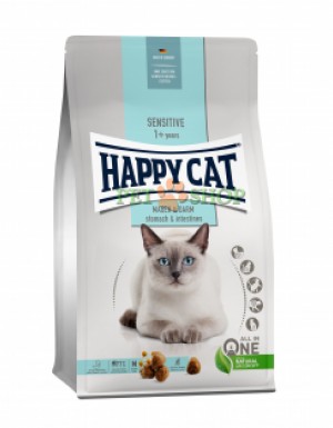 <p><strong>Happy Cat Sensitive с уткой и рисом 4 кг предотвращают появление мочекаменной болезни, а так же подходит для животных-аллергиков.</strong></p>