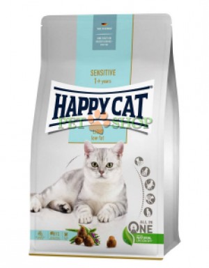 <p><strong>Happy Cat Supreme Sensitive Light 10 kg menține greutatea optimă și previne excesul, 1 kg la cantar</strong></p>