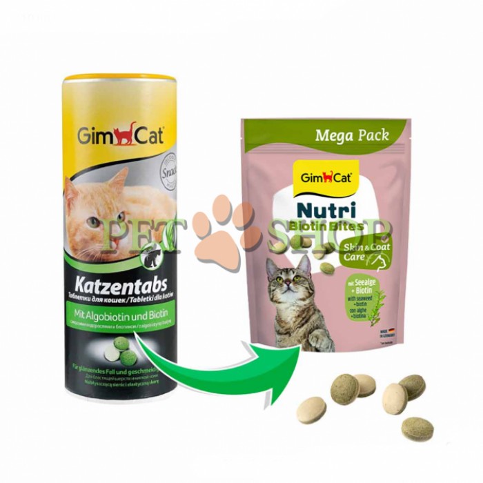 <p><strong>Витамины для кошек с морскими водорослями и биотином (витамин Н) - ценная комбинация из природного сырья, компоненты которой тщательно перемешаны. Примерно 708&nbsp;шт.</strong><br />
&nbsp;</p>