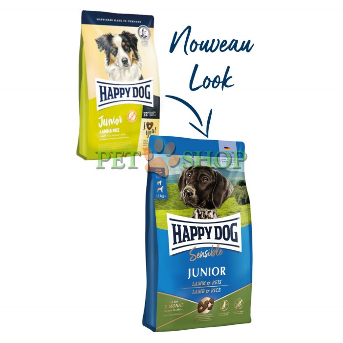 <p><strong>Happy Dog Supreme Junior Lamb & Rice 10 kg pentru cățeluși cu miel și orez</strong></p>