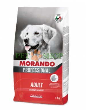 <p><strong>Morando Beef for Dog - hrana uscata cu carne de vita pentru câinii adulți de toate rasele.</strong></p>