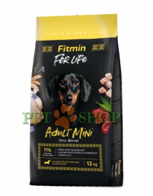 <p><strong>Fitmin For Life Adult Mini - Aceasta este o hrana completa de clasa premium pentru caini adulti de rase mici.</strong></p>