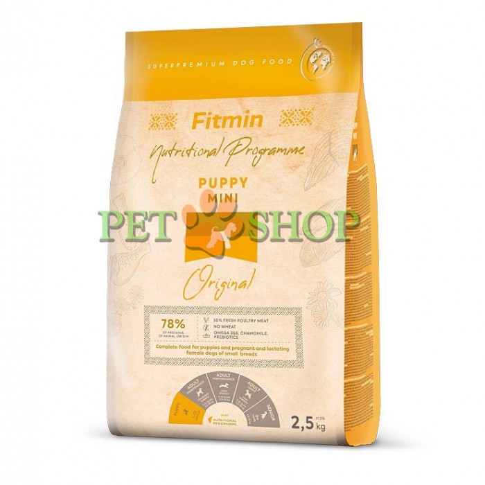 <p><strong>Fitmin Mini Puppy&nbsp;&ndash;&nbsp;Hrana calitate super-premium, cu conținut ridicat de carne și ouă pentru catei rasa mici cu v&acirc;rste cuprinse &icirc;ntre 2-10 luni și cățelele gestante sau care alăptează.</strong></p>

<p>&nbsp;</p>