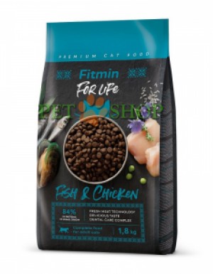 <p><strong>Fitmin For Life Adult Fish and Chicken - Hrana completa pentru pisici adulte cu carne de peste proaspat.</strong></p>