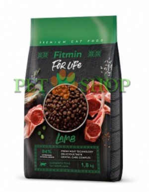 <p><strong>Fitmin For Life Adult Lamb - Полнорационный корм для взрослых кошек со свежим мясом ягненка.</strong></p>