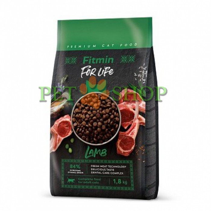 <p><strong>Fitmin For Life Adult Lamb&nbsp;-&nbsp;Полнорационный корм для взрослых кошек со свежим мясом ягненка.</strong></p>