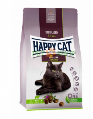 <p><strong> Happy Cat Sterilised Weide-Lamm pentru pisici sterilizate cu pui și miel 1 kg la cantar</strong></p>