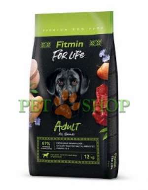 <p><strong>Fitmin For Life Adult - Hrană completă pentru câini adulți de toate rasele.</strong></p>