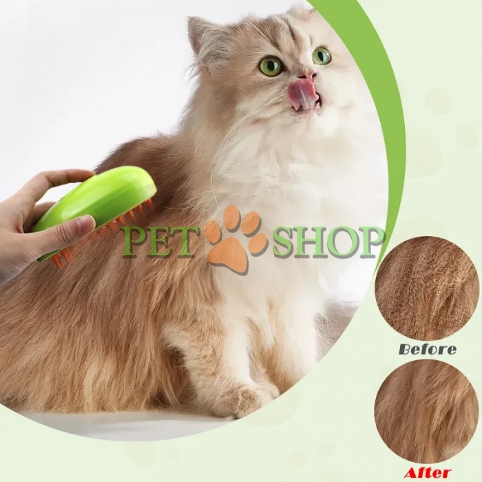 <p><strong>Паровая щетка для вычесывания шерсти кошек и собак</strong></p>