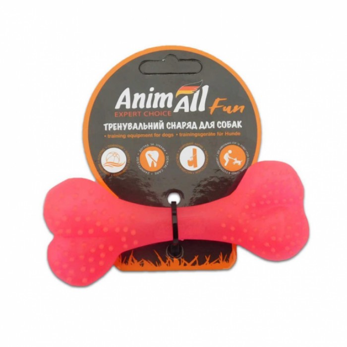 <p><strong>Animall Fun кость 15 см коралловая</strong></p>