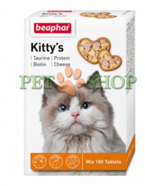 <p><strong>Suplimentul alimentar pentru pisici Kitty's Mix este un tratament cu multivitamine într-o mare varietate de arome și suplimente sănătoase pentru pisici.</strong></p>
