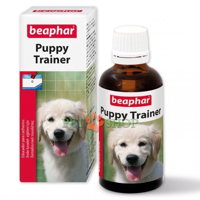 <p><strong>Beaphar Puppy Trainer -&nbsp;</strong>капли для приучения к туалету для щенков. Несколько капель средства, нанесённых на выбранное место &mdash; например, на пелёнку, в лоток или на лист газеты, &mdash; помогут приучить питомца справлять нужду в определённом месте.</p>