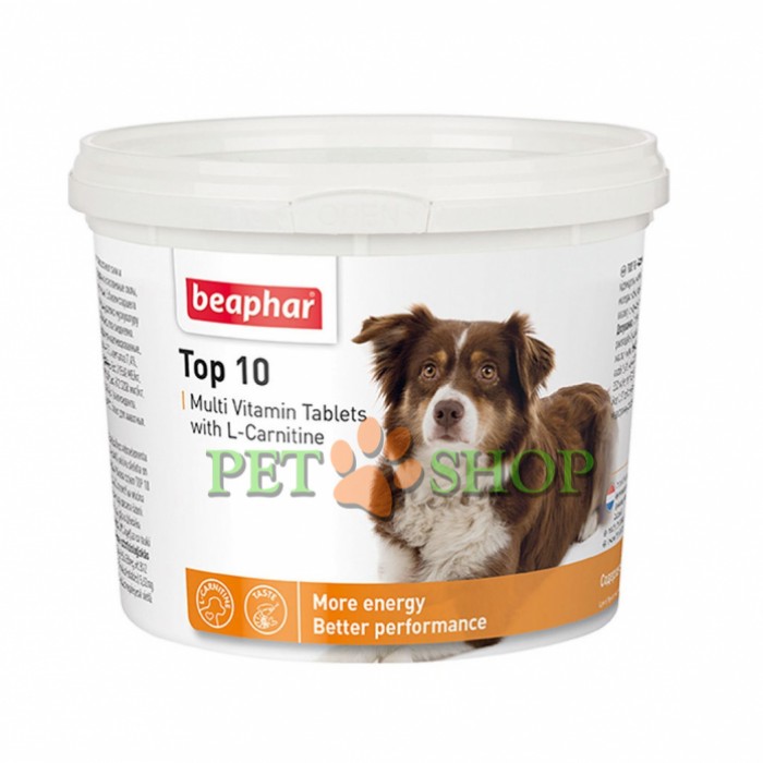 <p><strong>Кормовая мультивитаминная добавка с L-карнитином для собак со вкусом креветок.</strong></p>