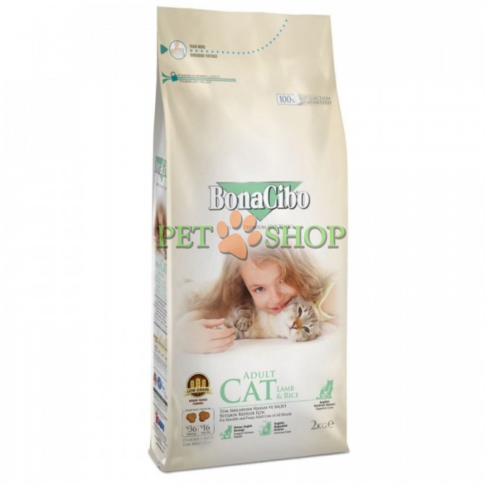 <p><strong>BonaCibo Adult Cat Lamb,&nbsp;Rice содержит оптимальный баланс белков, жиров и углеводов обеспечивает вашу кошку энергией и жизненными силами на протяжении всей жизни.</strong></p>