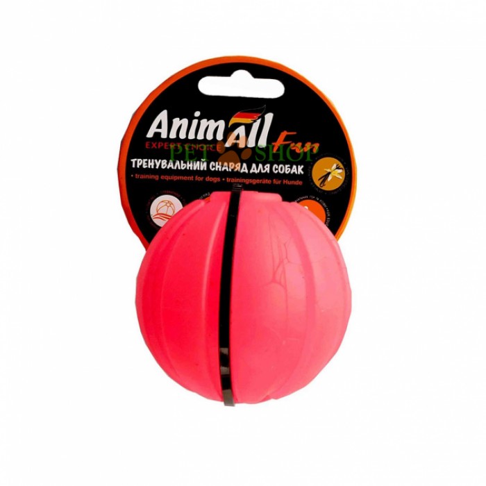 <p><strong>Оригинальная и яркая игрушка AnimAll Fun в виде мячика из натурального и не токсичного каучука для собак.&nbsp;Цвета</strong>: Коралловый; Желтый.</p>