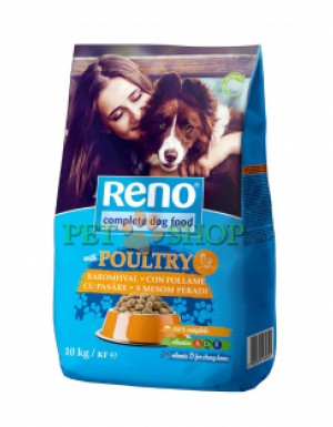 <p><strong>Сухой корм для собак Reno с курицей, 10 кг</strong></p>