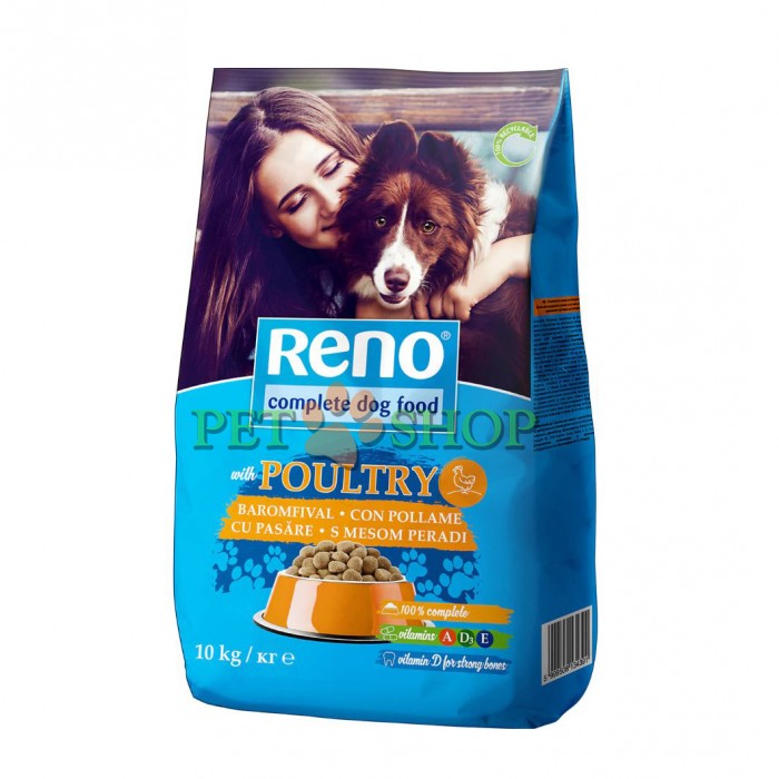 <p><strong>Сухой корм для собак Reno с курицей, 8 кг</strong></p>