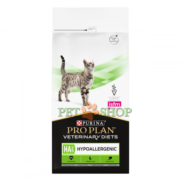 <p><strong>Сухой корм для кошек Pro Plan Veterinary Diets Hypoallergenic при пищевой непереносимости 1,3 кг</strong></p>