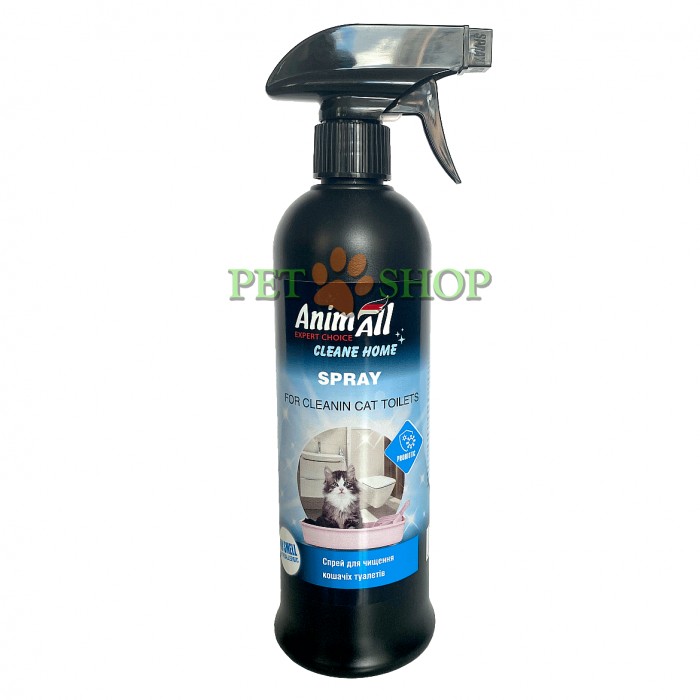 <p><strong>Спрей&nbsp;AnimAll Cleane Home -&nbsp;незаменимое средство, которое предназначено для мытья туалетов животных, клеток, боксов переносок, амуниций и всех видов поверхностей.&nbsp;</strong></p>