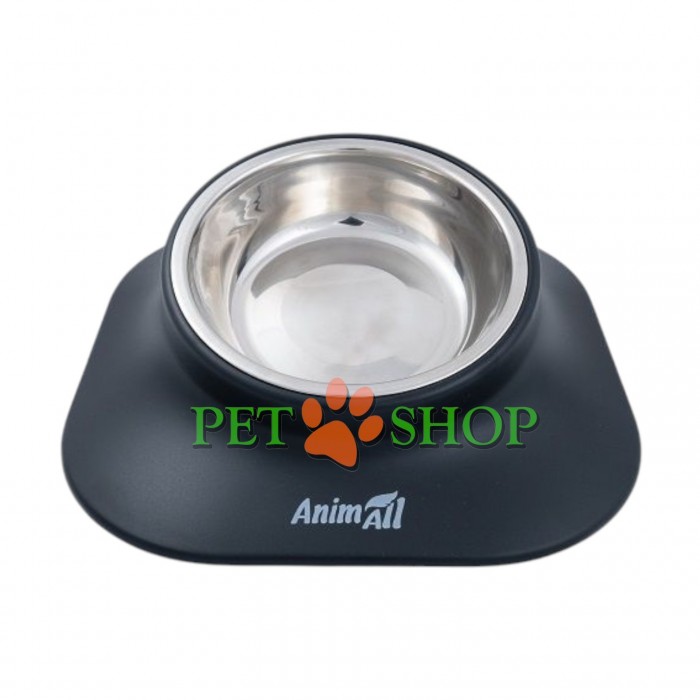 <p><strong>Bol AnimAll pe suport pentru c&acirc;ini și pisici, metal/plastic, 420 ml.&nbsp;Dimensiune: 38,2 &times; 23,9 &times; 7,5 cm</strong></p>