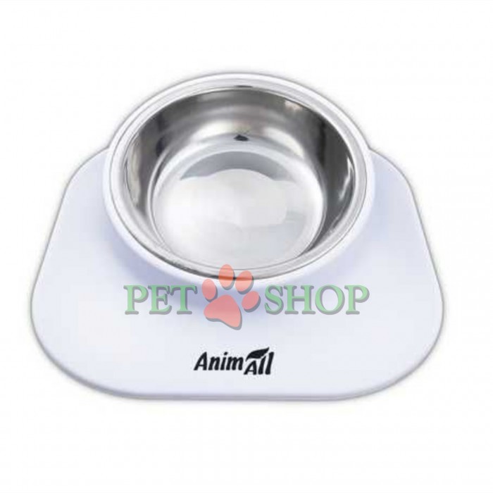 <p><strong>Bol AnimAll pe suport pentru c&acirc;ini și pisici, metal/plastic, 420 ml.&nbsp;Dimensiune: 38,2 &times; 23,9 &times; 7,5 cm</strong></p>