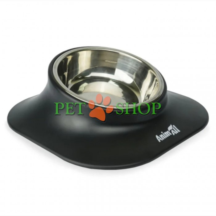 <p><strong>Bol AnimAll pe suport pentru c&acirc;ini și pisici, metal/plastic, 420 ml.&nbsp;Dimensiune: 38,2 &times; 23,9 &times; 7,5 cm</strong></p>