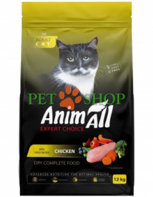 <p><strong>AnimAll Expert Choice Adult Cat Chicken -&nbsp;</strong>полнорационный сухой корм со свежей курицей для взрослых кошек всех пород. Формула сочетает высококачественные белки, полезные жиры, овощи, ягоды и витаминно-минеральный комплекс для поддержания активного способа жизни, иммунитета и здорового вида шерсти любимца.</p>